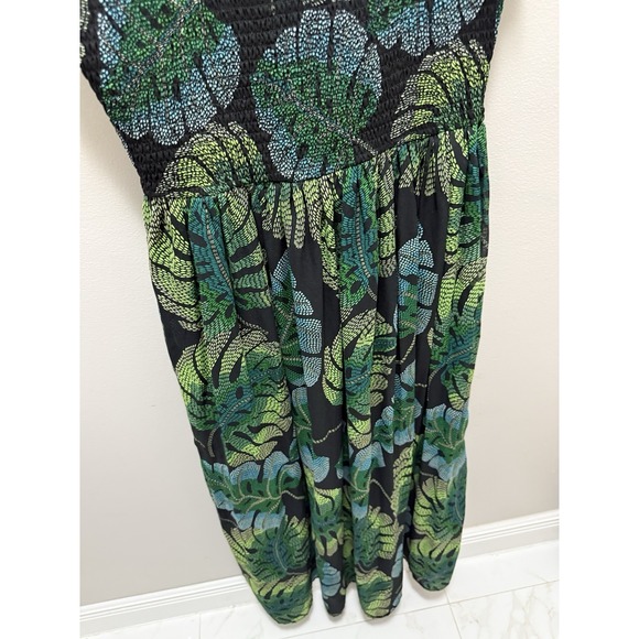 Children's Place Mommy And Me Palm Tropical Maxi Smocked Dress Small - Picture 4 of 11